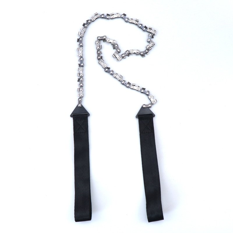 Outdoor hand chain saw pocket chain saw garden tool 11/16/33 teeth 24 inch portable camping survival wire saw