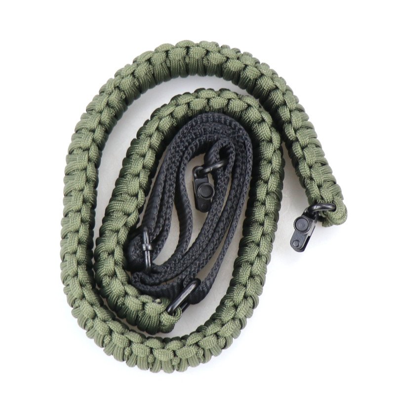Gun strap outdoor tactical equipment multifunctional paracord braided adjustable shoulder strap strap