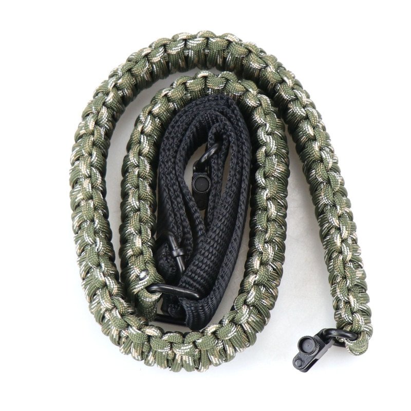 Gun strap outdoor tactical equipment multifunctional paracord braided adjustable shoulder strap strap