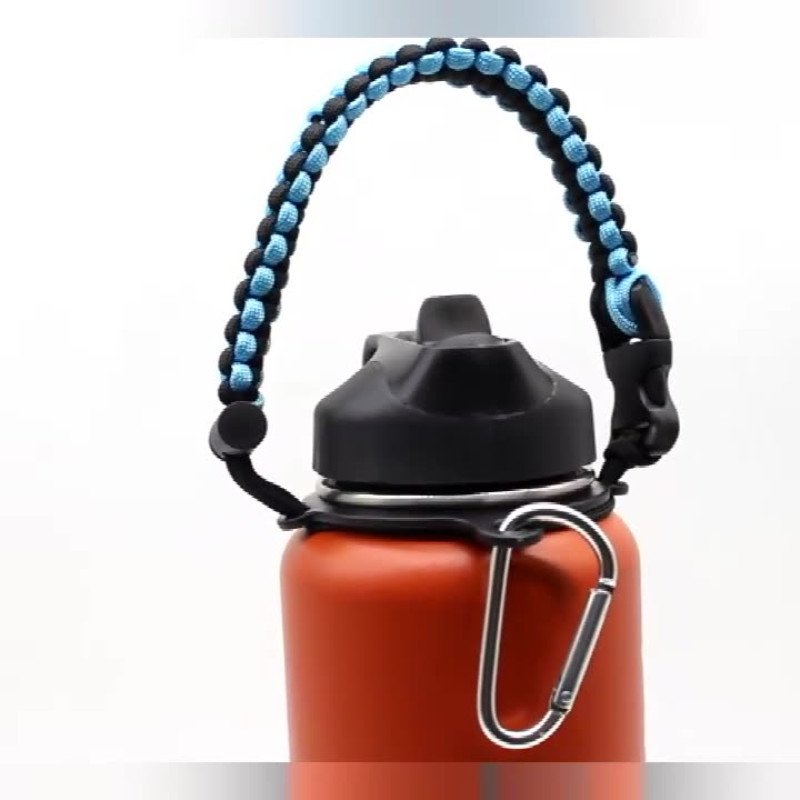Paracord carry rope Amazon hydroflask large mouth space kettle cup rope thermos cup portable rope water cup portable strap