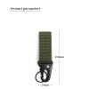 Outdoor tactical nylon webbing buckle multi-function hawkbill hook buckle multi-purpose belt key chain