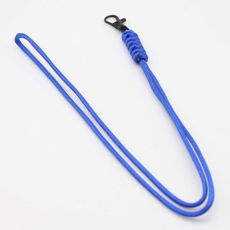 Hand-woven creative umbrella rope work permit lanyard key anti-lost mobile phone lanyard hanging neck rope school card ID