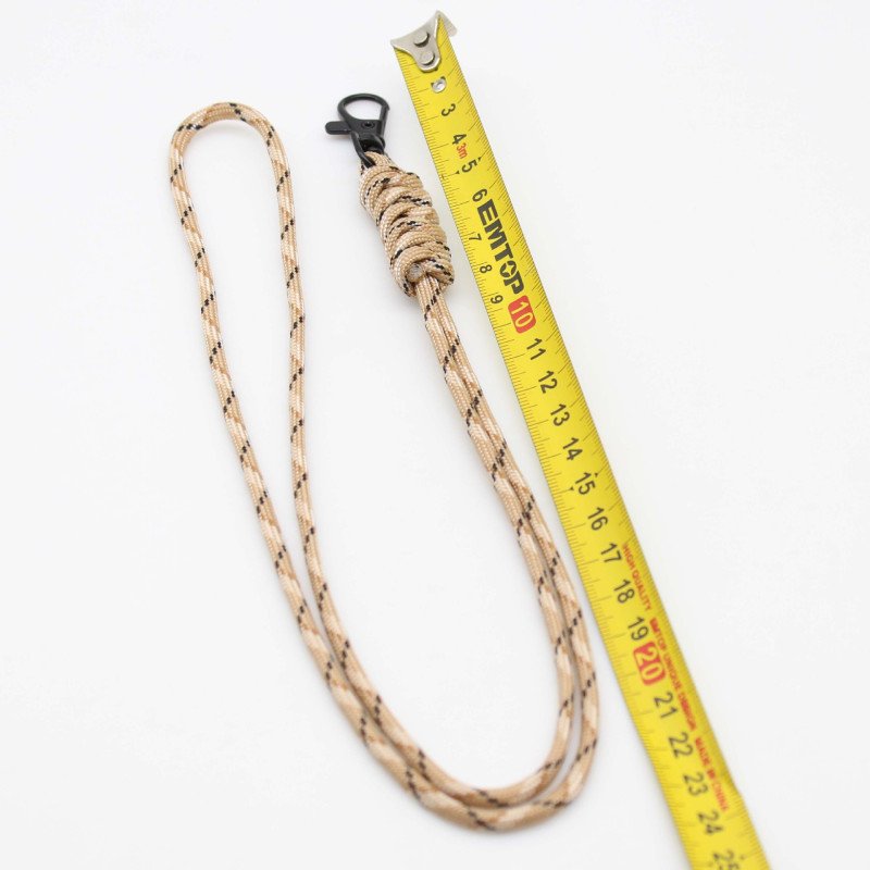 Hand-woven creative umbrella rope work permit lanyard key anti-lost mobile phone lanyard hanging neck rope school card ID