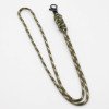 Hand-woven creative umbrella rope work permit lanyard key anti-lost mobile phone lanyard hanging neck rope school card ID