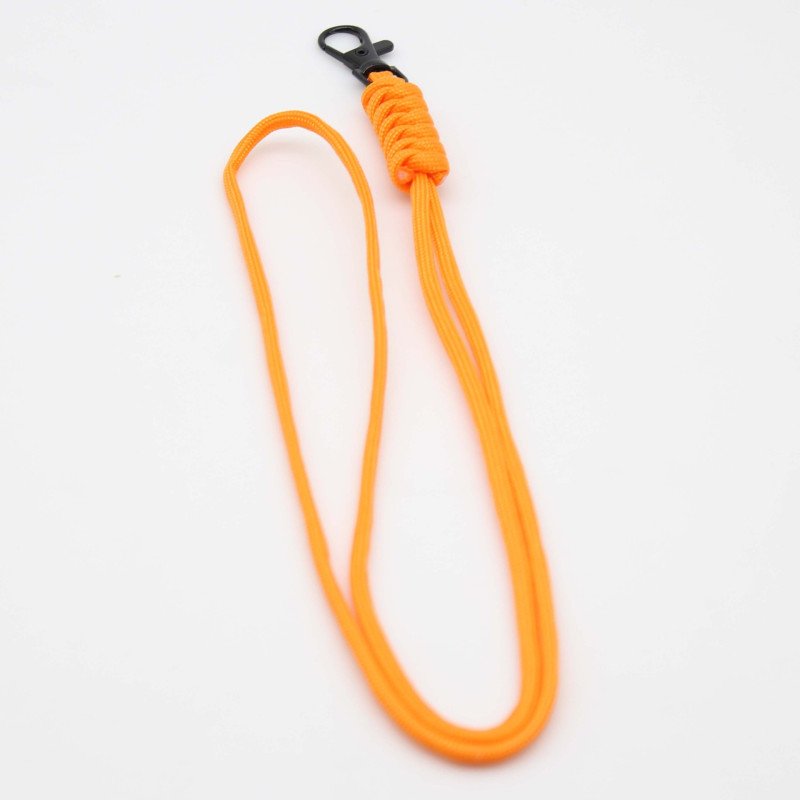 Hand-woven creative umbrella rope work permit lanyard key anti-lost mobile phone lanyard hanging neck rope school card ID