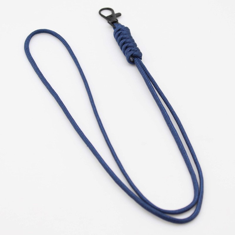 Hand-woven creative umbrella rope work permit lanyard key anti-lost mobile phone lanyard hanging neck rope school card ID