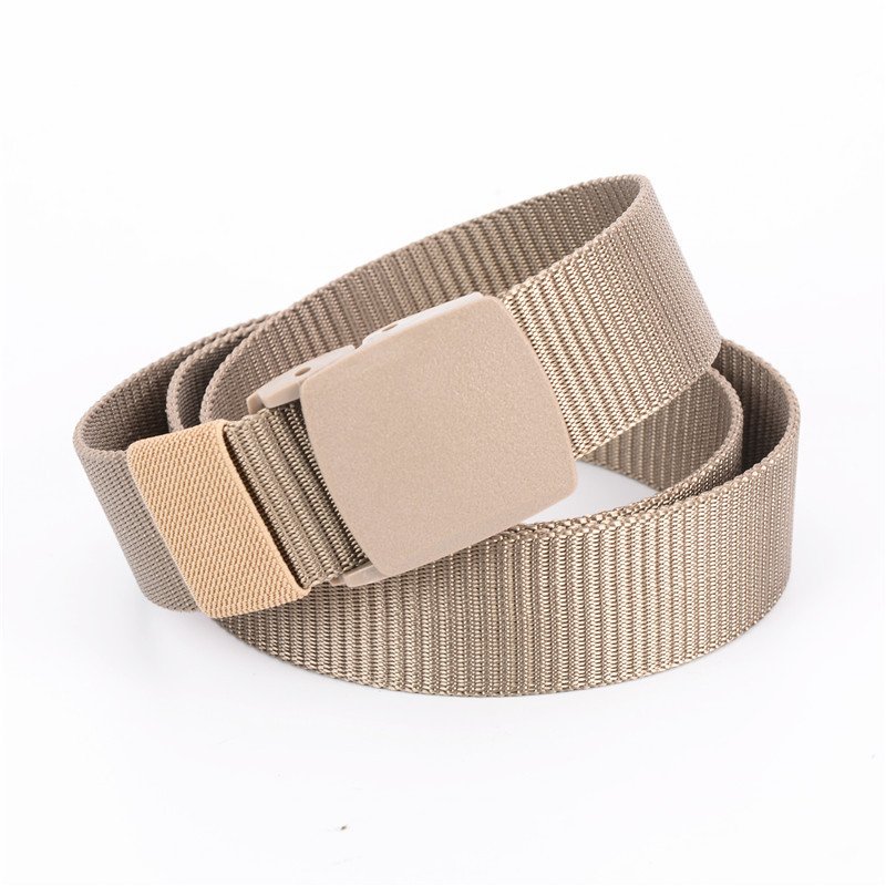 Plastic buckle military fan special forces casual men's training tactical inner belt outdoor canvas nylon casual overalls belt