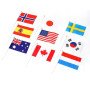 National flag No. 8 hand-waving flag customized small flag German European Cup fans wave flag