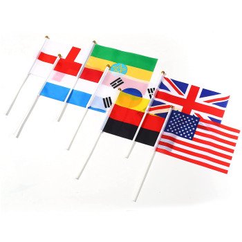 National flag No. 8 hand-waving flag customized small flag German European Cup fans wave flag