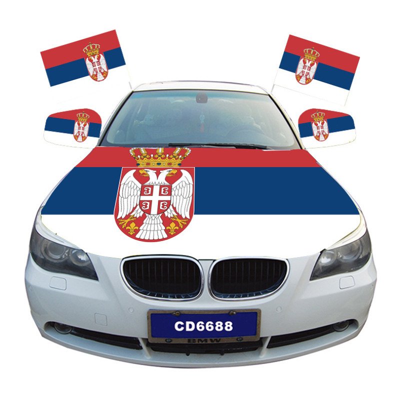 Serbian National Day flag, hand waving flag, stringing flag, car flag, fans backpack, mask, foreign trade campaign flag
