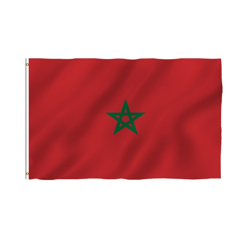 Moroccan National Day flag, hand-waving flag, stringing flag, car flag, fans backpack, mask, foreign trade campaign flag