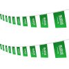 Saudi Arabia National Day decoration 14*21CM flag hand waving flag Saudi hat Saudi scarf ribbon