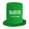 Saudi Arabia National Day decoration 14*21CM flag hand waving flag Saudi hat Saudi scarf ribbon