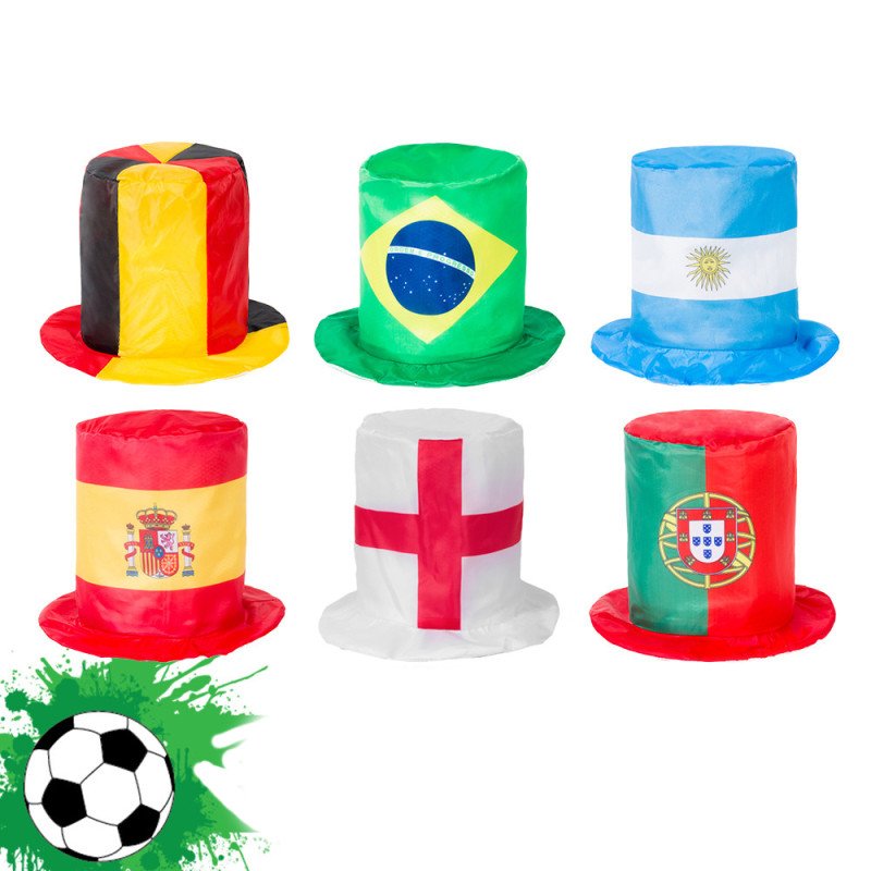 German European Cup hats, fan cheering products, party performance hats, customization of national flag patterns