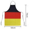 Flag apron, home decoration for World Cup and European Cup fans, anti-fouling and durable work apron wholesale