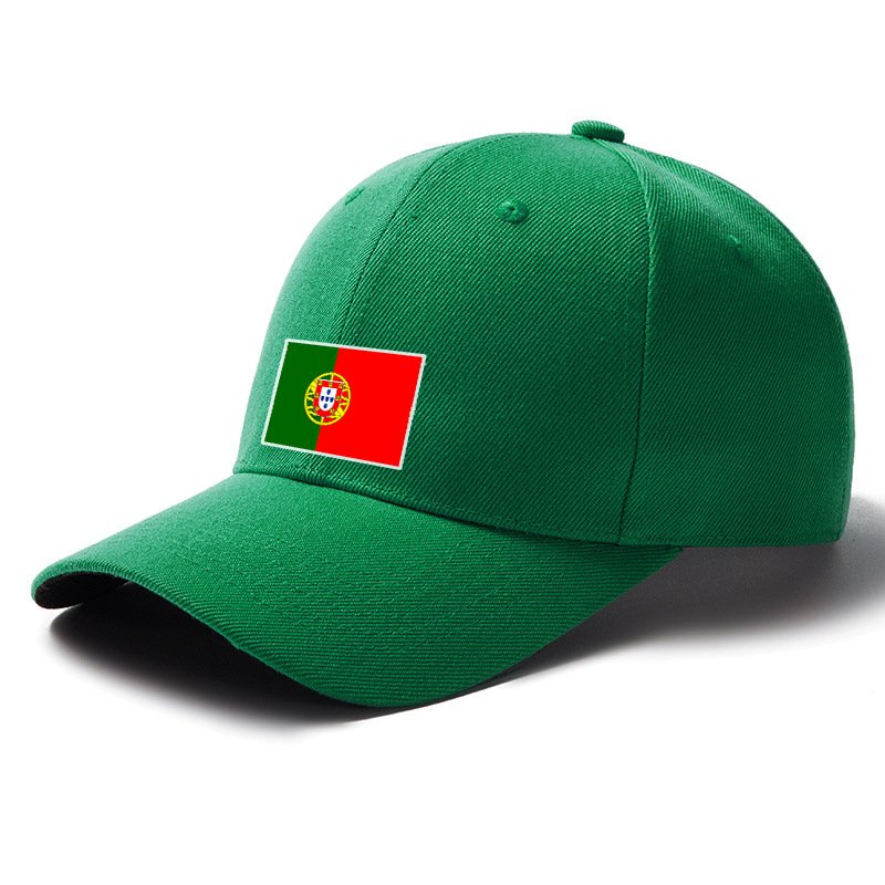 United States, Canada and Mexico World Cup Team Flag Baseball Cap Fan Supplies Peaked Cap Digital Printing Embroidery Summer Sun Shade