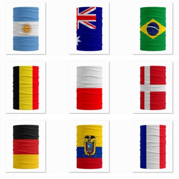 European Cup fan supplies magic headscarf multifunctional neck scarf sunscreen milk silk elastic riding mask