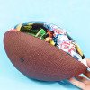 No. 9 standard American machine-sewn rugby ball, inflatable PVC rugby ball with LOGO