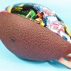 No. 9 standard American machine-sewn rugby ball, inflatable PVC rugby ball with LOGO