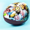 No. 9 standard American machine-sewn rugby ball, inflatable PVC rugby ball with LOGO