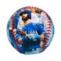 Hard luminous photo baseball softball printed logo training pu cowhide soft baseball rubber solid baseball