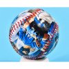 Hard luminous photo baseball softball printed logo training pu cowhide soft baseball rubber solid baseball