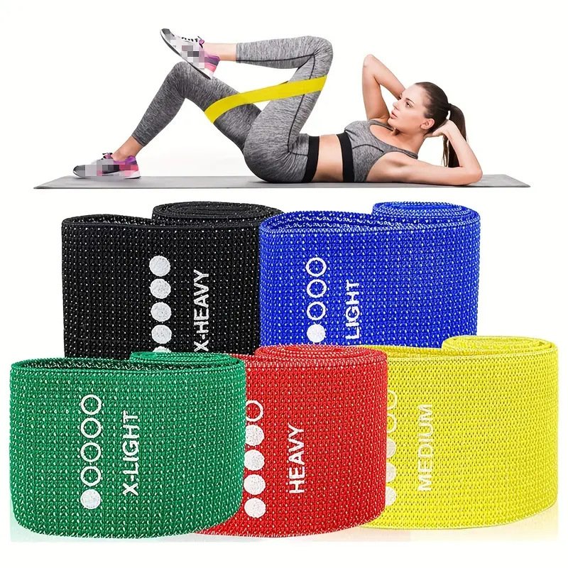 Pull-up yoga squat elastic band five-piece set