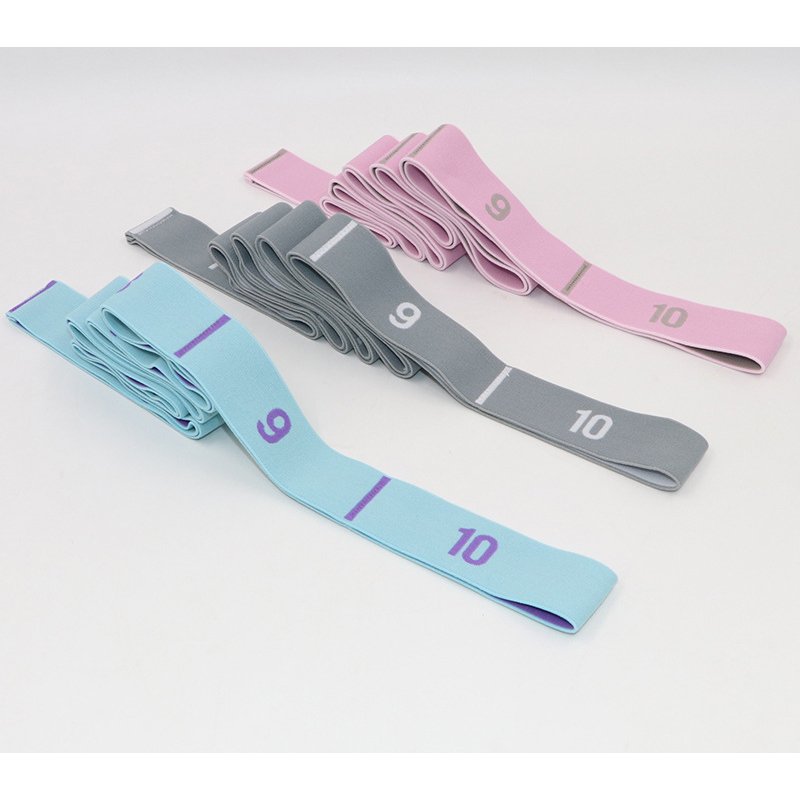 Multi-segment digital belt corrective daisy rope fitness yoga Latin dance elastic belt stretch belt stretching belt posture belt number