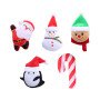 Pet supplies Christmas series catnip plush small toy cat toy with cute shape and embroidery cat toy