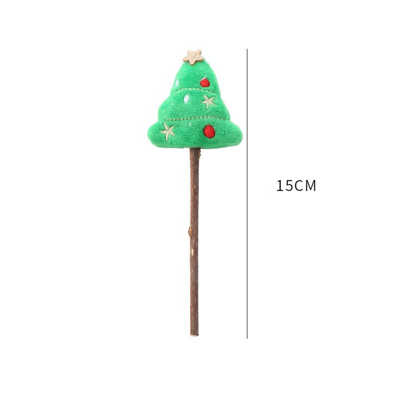 Pet supplies Poly Santa Claus plush cat toy bite-resistant interactive play cat toy