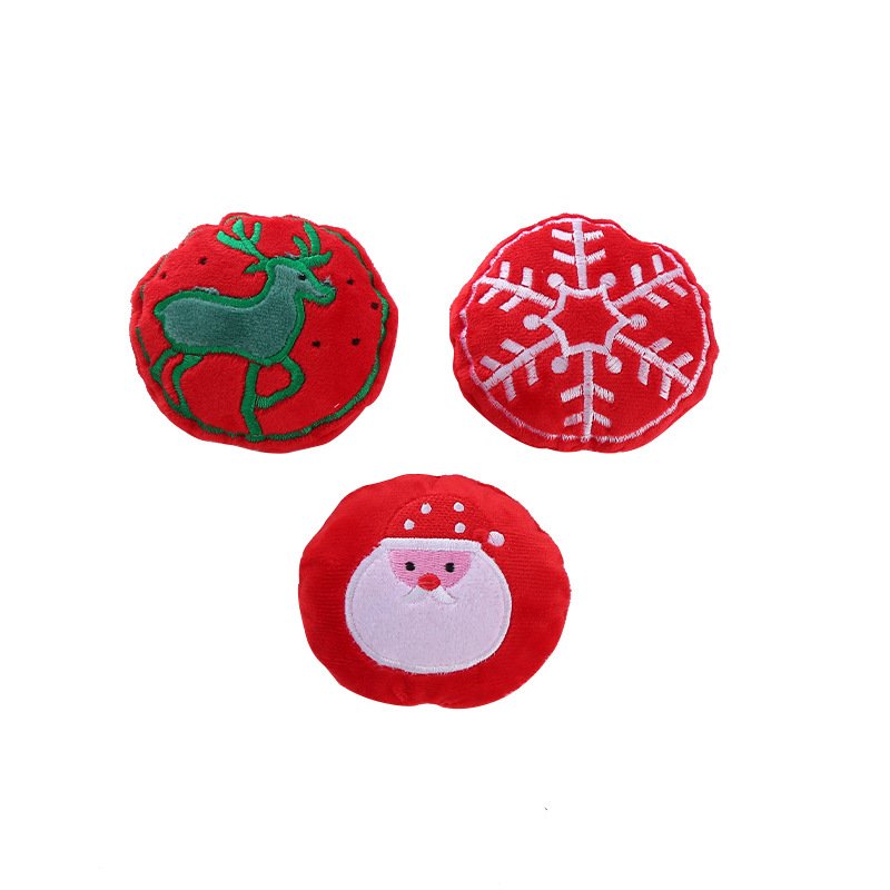 The pet supplies Christmas plush series includes rattling paper, catnip fun toys, interactive and fun non-getting cat toys.