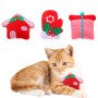 Pet supplies cat toys Christmas series cute small plush toys catnip cat self-pleasure toys
