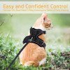 Pet supplies cat breathable harness reflective anti-breakaway cat walking rope cat traction rope small dog harness