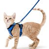 Pet supplies cat breathable harness reflective anti-breakaway cat walking rope cat traction rope small dog harness