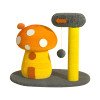 Mushroom house cat climbing frame sisal cat scratching board resistant to scratching claws kitten jumping platform cat scratching post pet cat toy