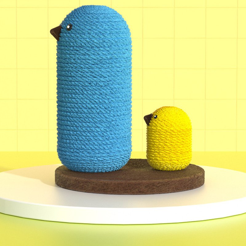 Mushroom house cat climbing frame sisal cat scratching board resistant to scratching claws kitten jumping platform cat scratching post pet cat toy