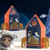 Cat Scratching Board Cat Toy Corrugated Rocket Fun Cat Scratching Board Cat Nest