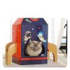 Cat Scratching Board Cat Toy Corrugated Rocket Fun Cat Scratching Board Cat Nest