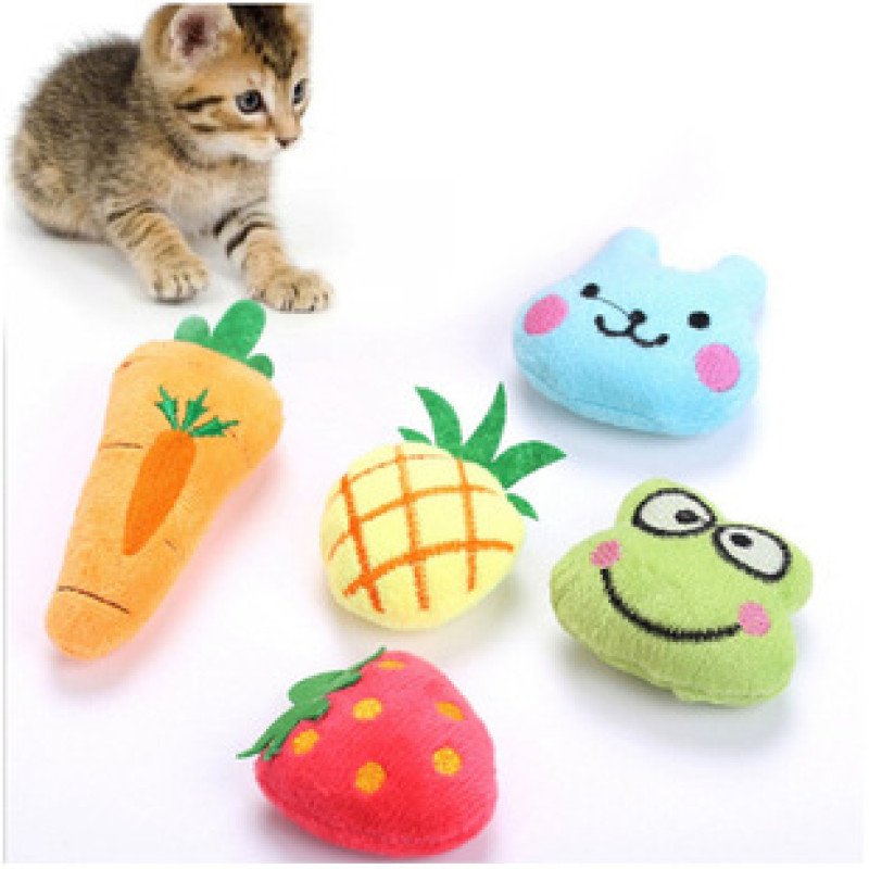 Cat Toys Colorful Handmade Bell Balls Bouncy Balls Cat Self-Happiness Toys Pet Supplies Wholesale