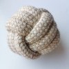 Pet cotton and linen rope knot pet toy bite-resistant molar dog toy ball braided dog chewing toy knot ball