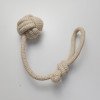 Pet cotton and linen rope knot pet toy bite-resistant molar dog toy ball braided dog chewing toy knot ball