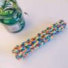 Handmade twisted pet cotton rope toys, teeth grinding and bite-resistant dog training supplies, corn cob dog toys