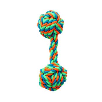 Pet Toy Cotton Rope Dumbbell Rope Knot Ball Dog Toy Molar Teeth Cleaning Colorful Dog Bite Rope