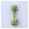Pet Toy Cotton Rope Dumbbell Rope Knot Ball Dog Toy Molar Teeth Cleaning Colorful Dog Bite Rope