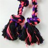 Knotted pet cotton rope pet dog toy teeth grinding and cleaning dog toy pull dog toy