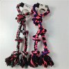 Knotted pet cotton rope pet dog toy teeth grinding and cleaning dog toy pull dog toy