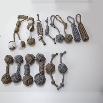 Pet cotton rope toy factory dog ??teeth grinding and chewing resistant toy pet dog cotton rope set customized