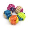 Pet toys two-color candy cotton rope ball teeth cleaning and bite-resistant toy rope knot dog toy dog ??toy