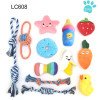 Pet Toy Set Dog Knot Toy Pet Frisbee Teeth Cleaning Pet Cotton Rope