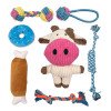 Pet Toy Set Dog Knot Toy Pet Frisbee Teeth Cleaning Pet Cotton Rope